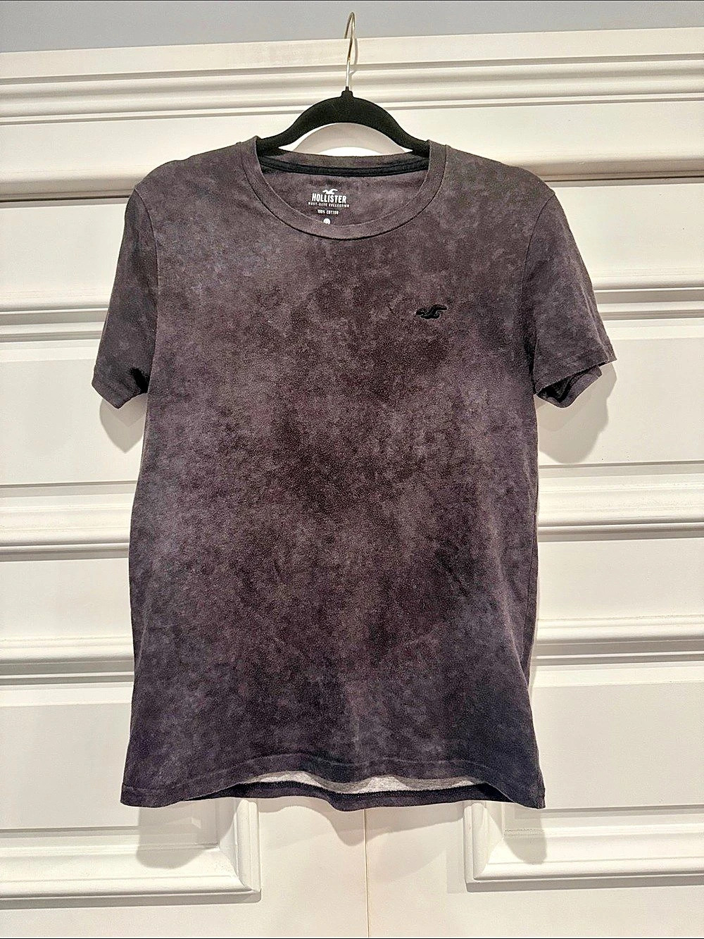 Hollister Must-Have Collection Acid Wash T-Shirt Black XS